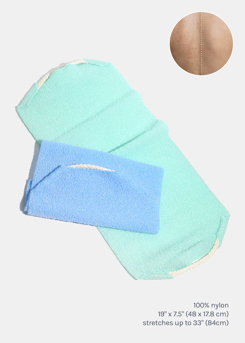 AOA Exfoliating Back + Body Scrub Towel