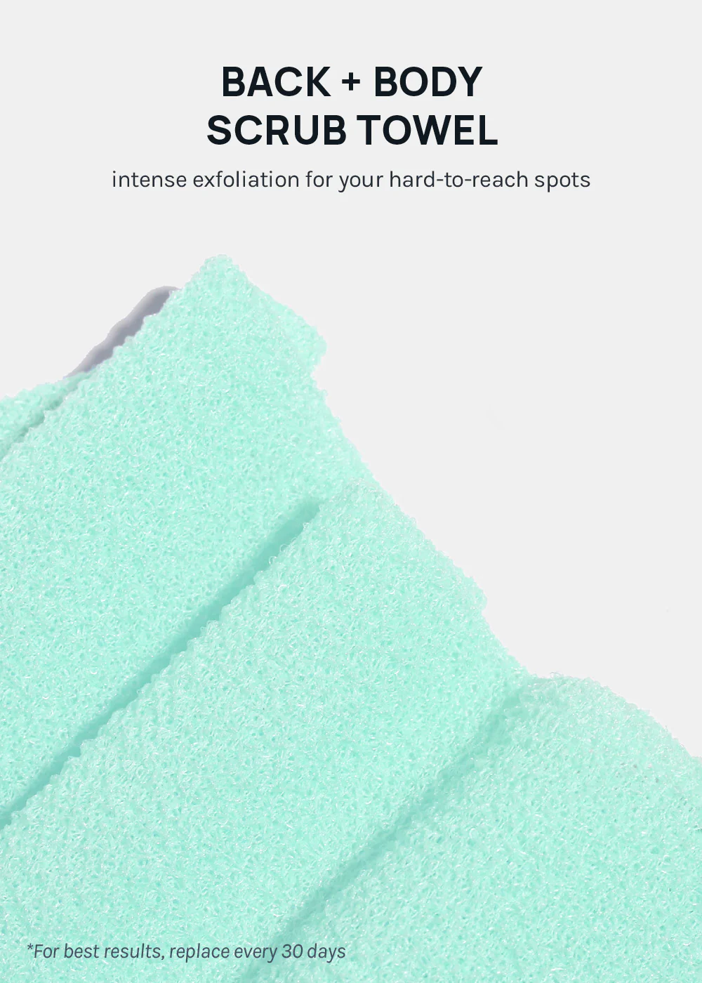 AOA Exfoliating Back + Body Scrub Towel - Image 2
