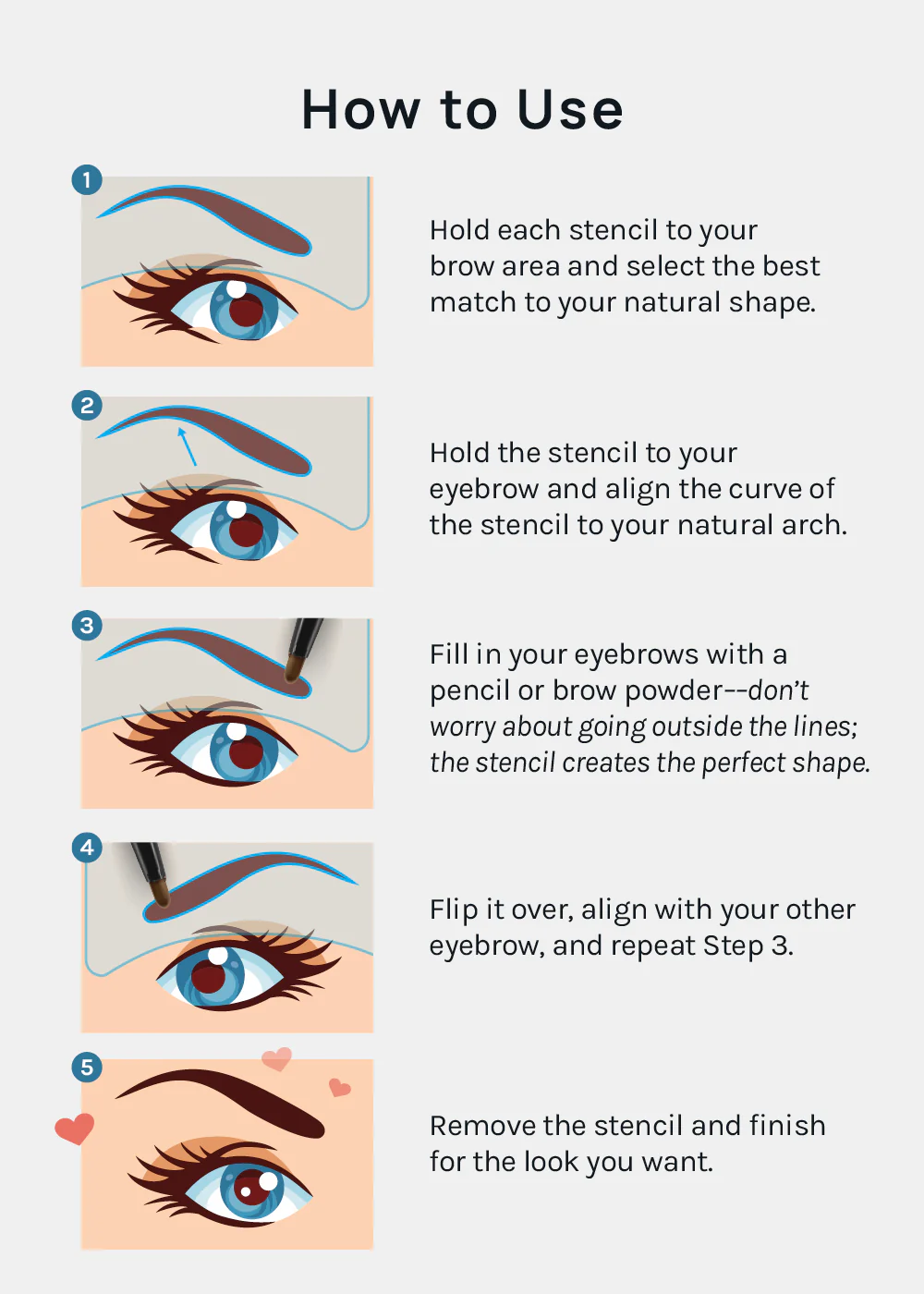 AOA Eyebrow Templates - Image 6