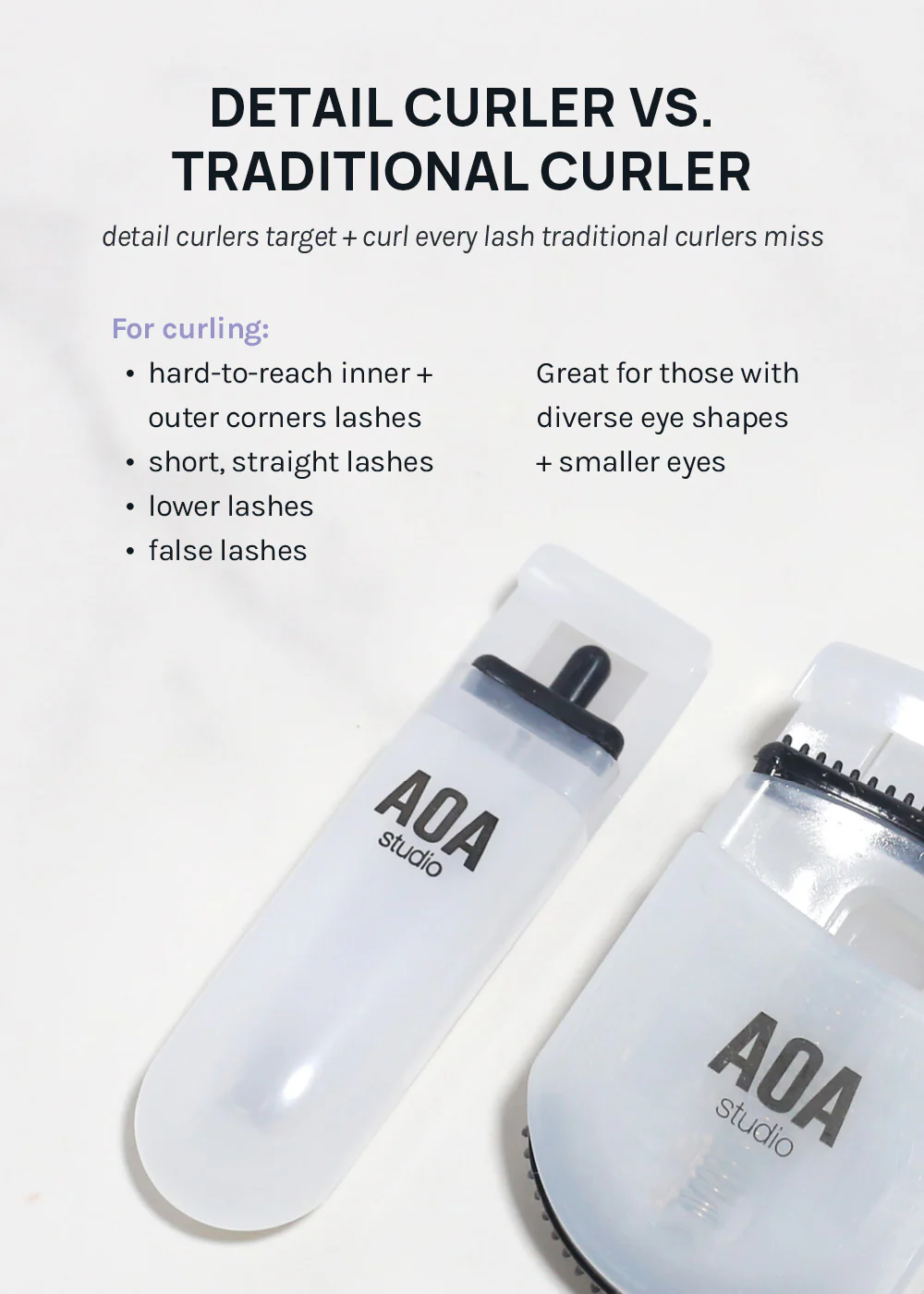 AOA Eyelash Detail Mini Curler - Image 5