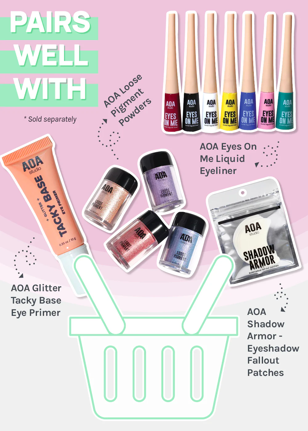 AOA Eyeshadow + Eyeliner Sticker Templates - Image 7