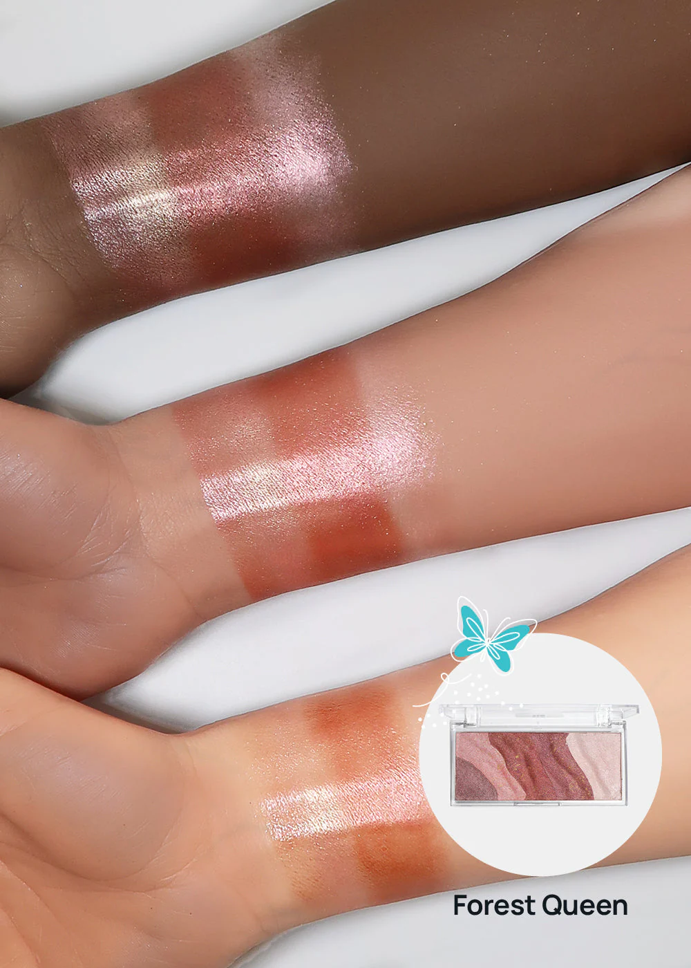 AOA Fly with Me Baked Eyeshadow • Blush Highlighter - Image 7