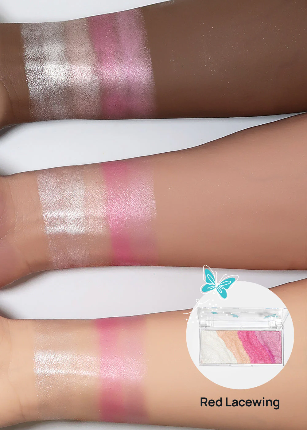 AOA Fly with Me Baked Eyeshadow • Blush Highlighter - Image 9