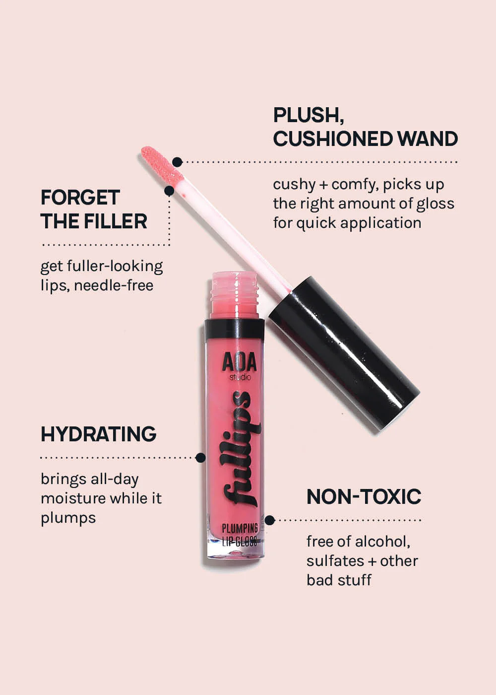 AOA Fullips Lip Plumping Gloss - Image 2
