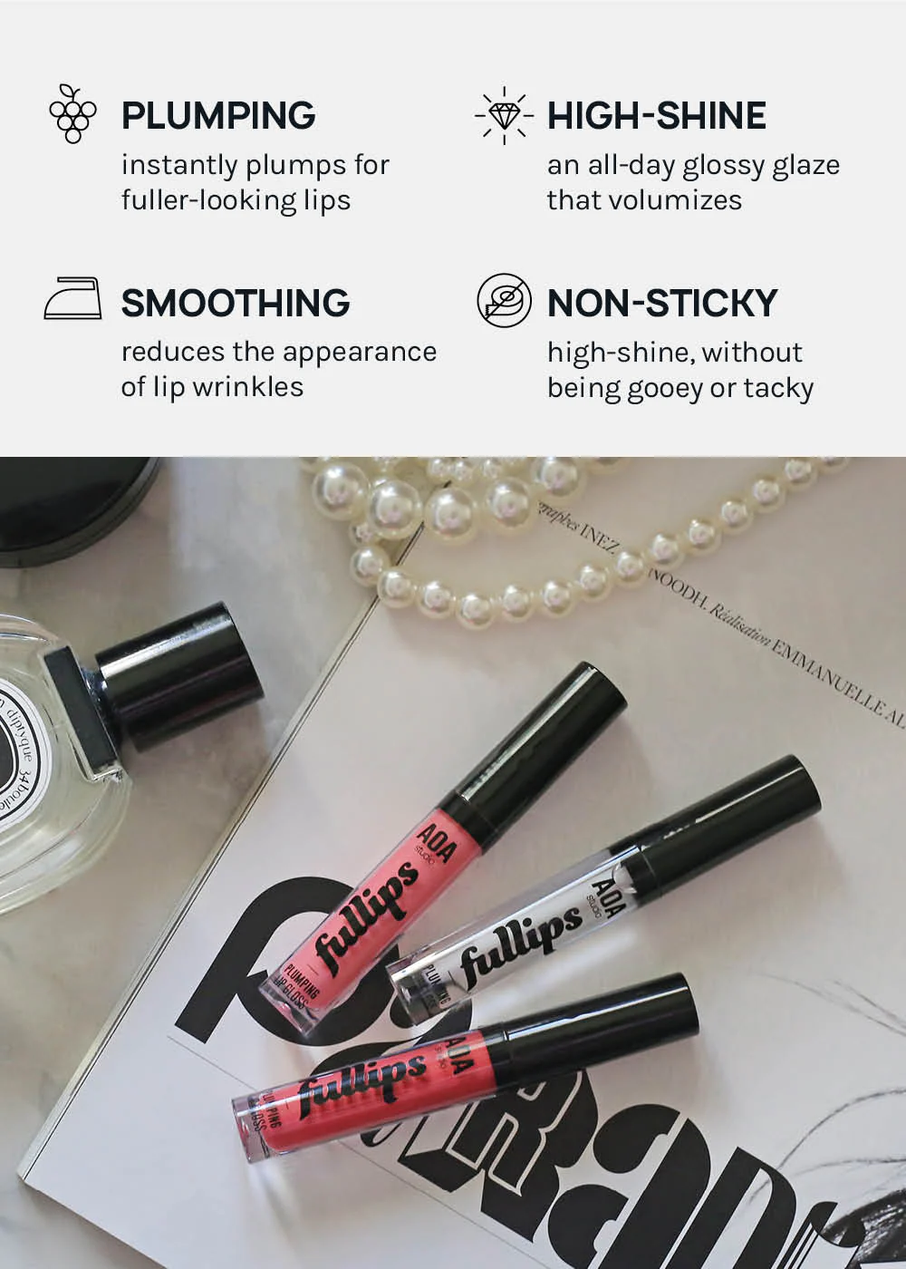 AOA Fullips Lip Plumping Gloss - Image 7