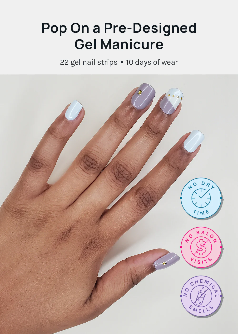 AOA Paw Paw Gel Polish Strips: Mosaic - Image 2