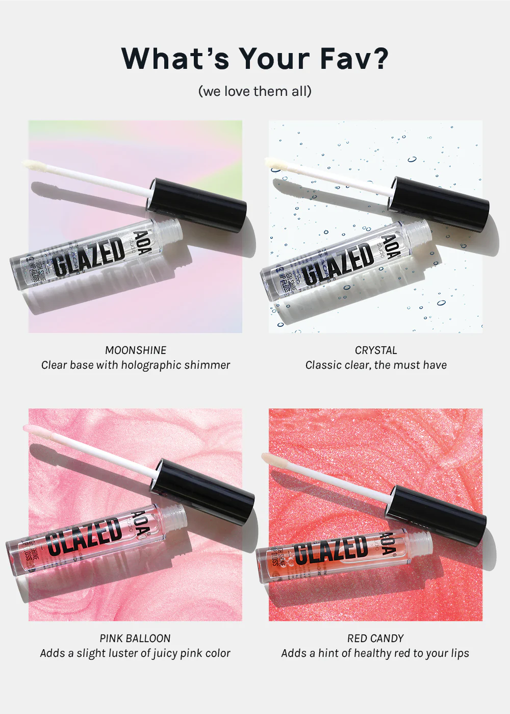 AOA Glazed Lip Gloss - Image 4