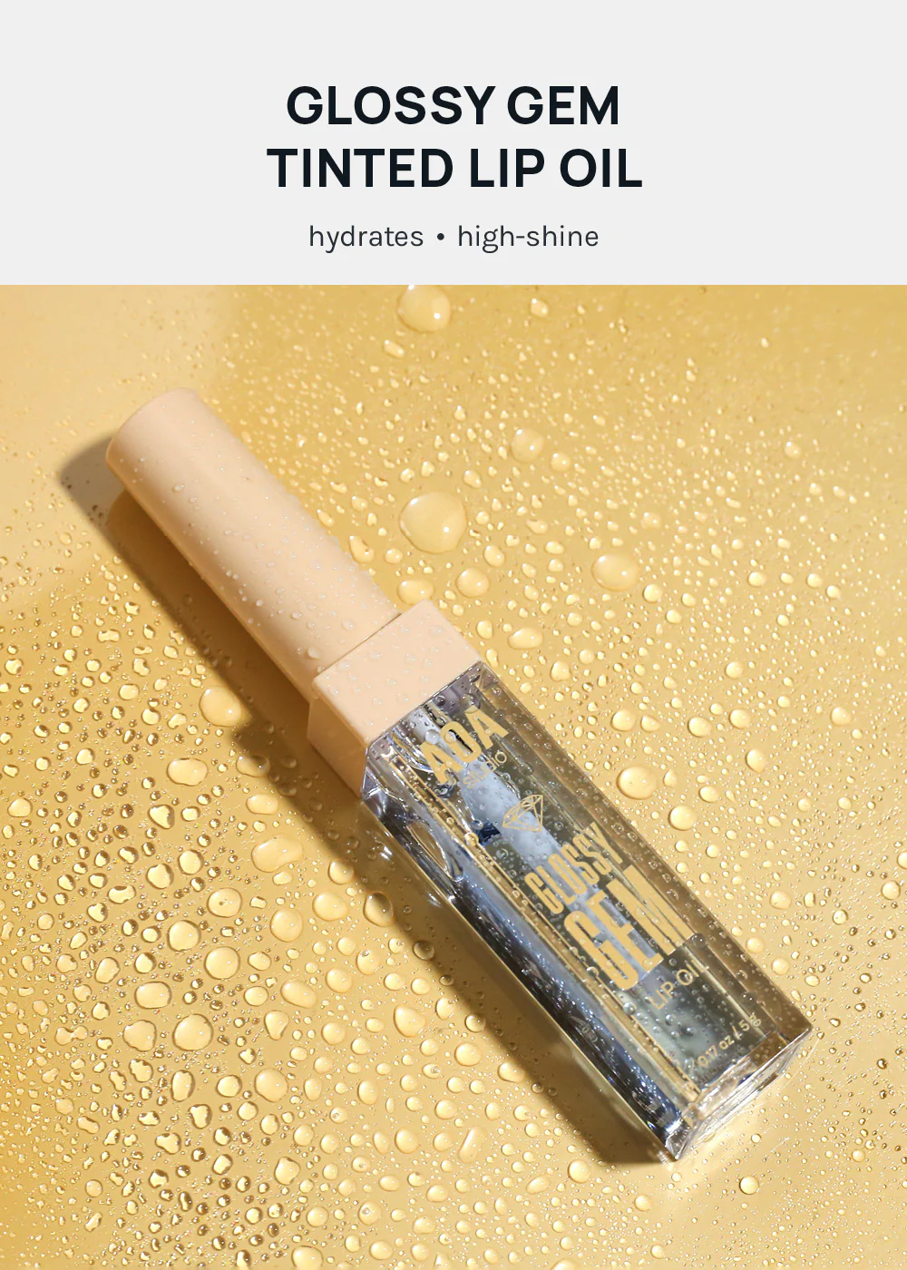 AOA Glossy Gem Lip Oil - Image 3