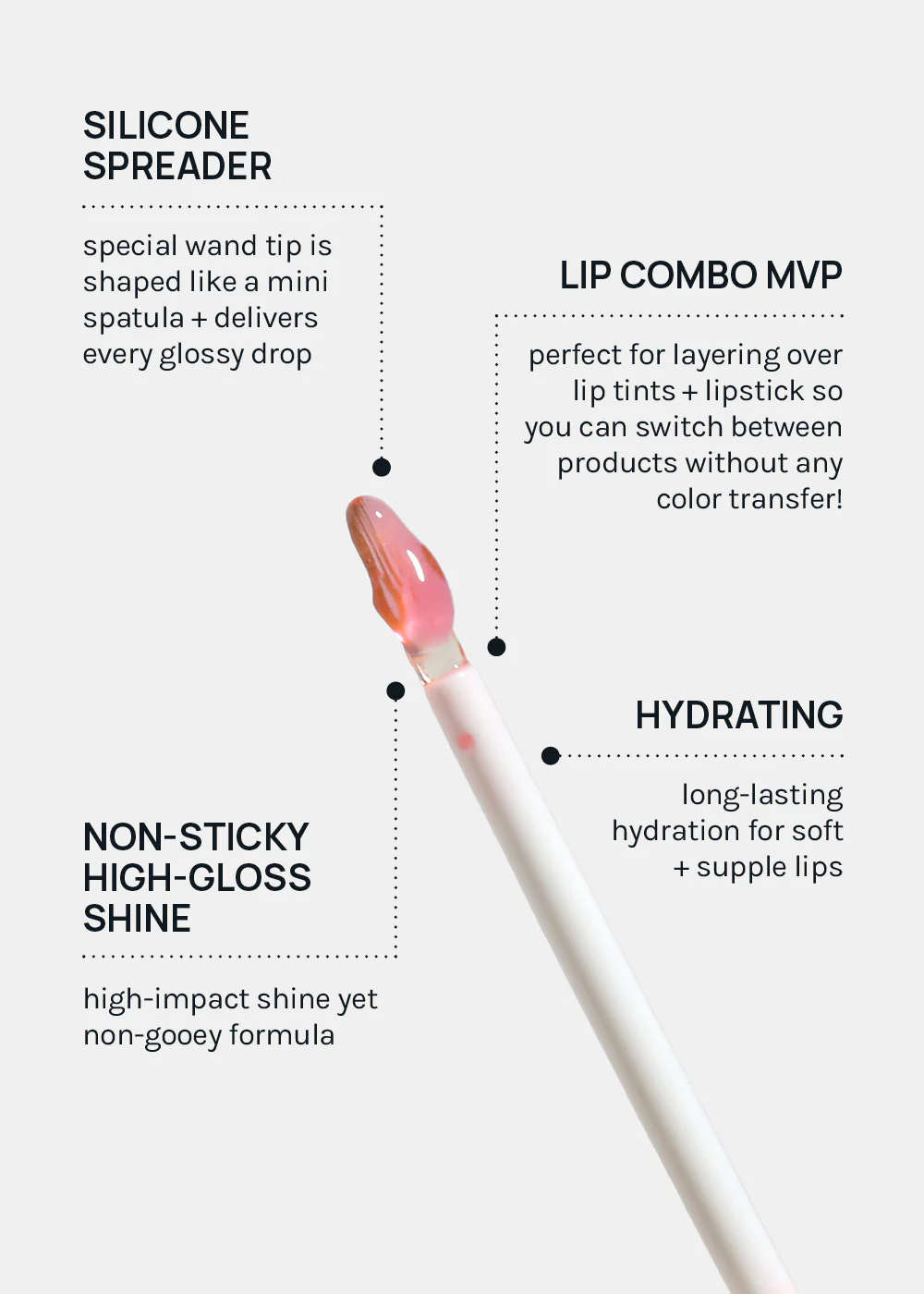 AOA Glossy Gem Lip Oil - Image 4