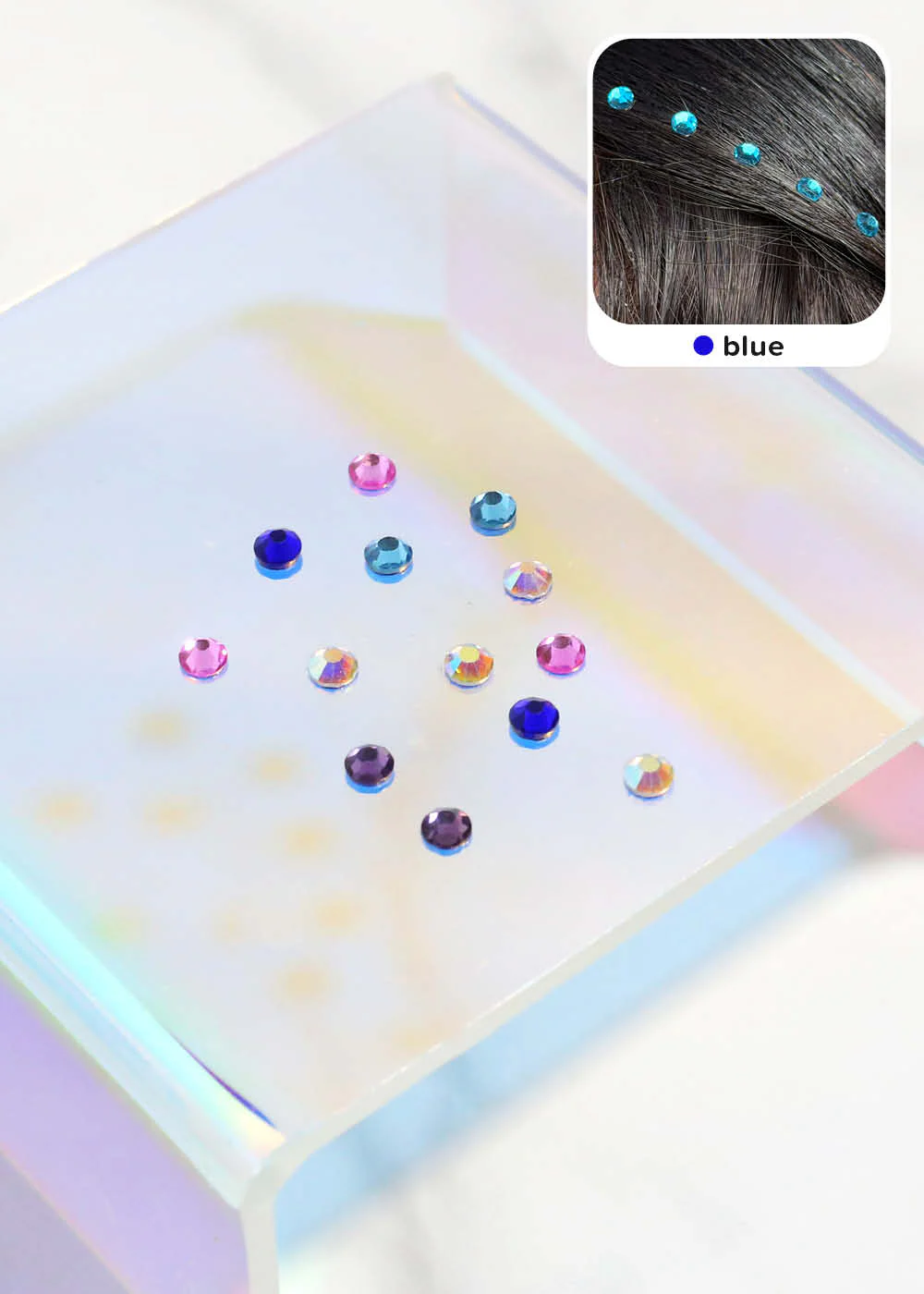 AOA Heat Press-On Hair Crystals