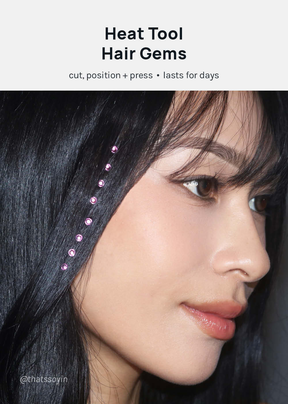 AOA Heat Press-On Hair Crystals - Image 2