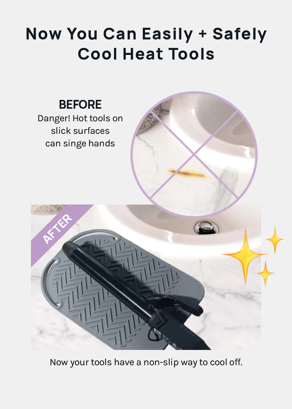 AOA Heat Resistant Hair Tool Mat - Image 2
