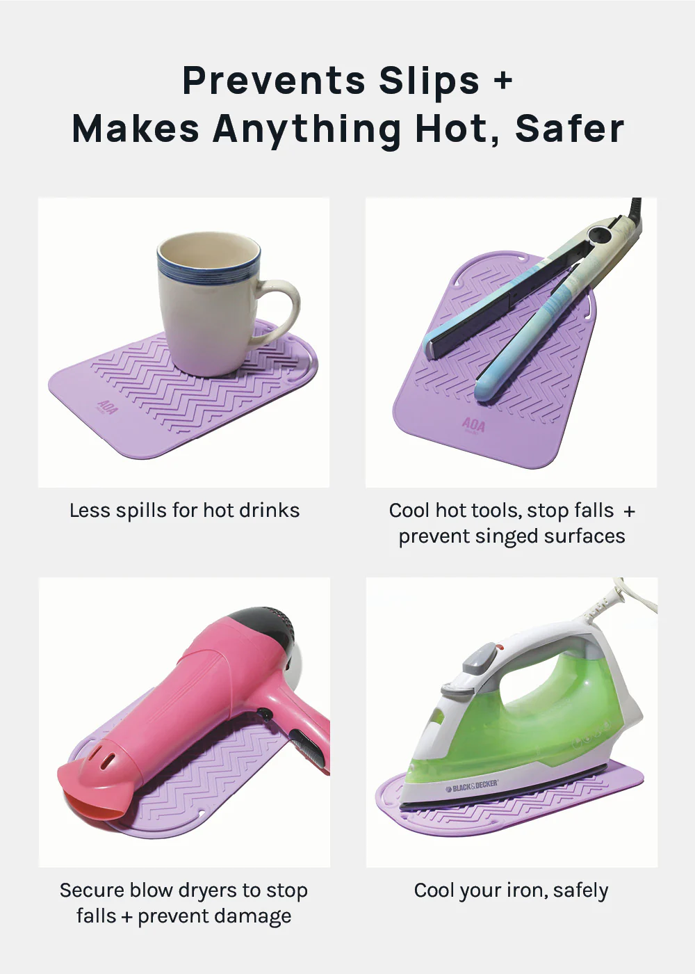 AOA Heat Resistant Hair Tool Mat - Image 7