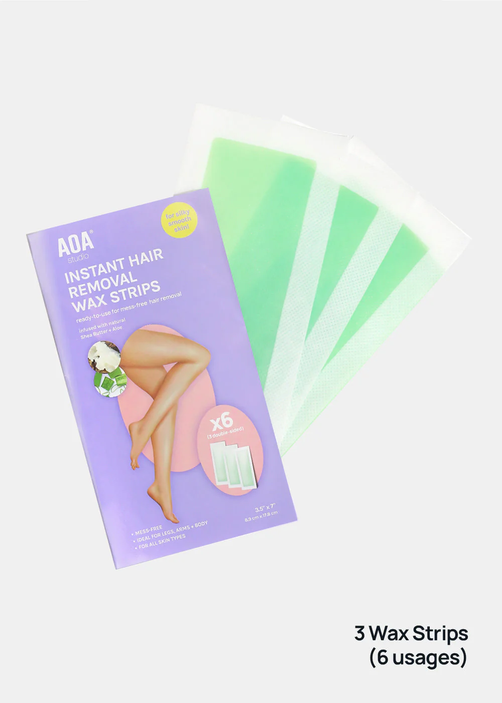 AOA Instant Hair Removal Wax Strips - Image 8