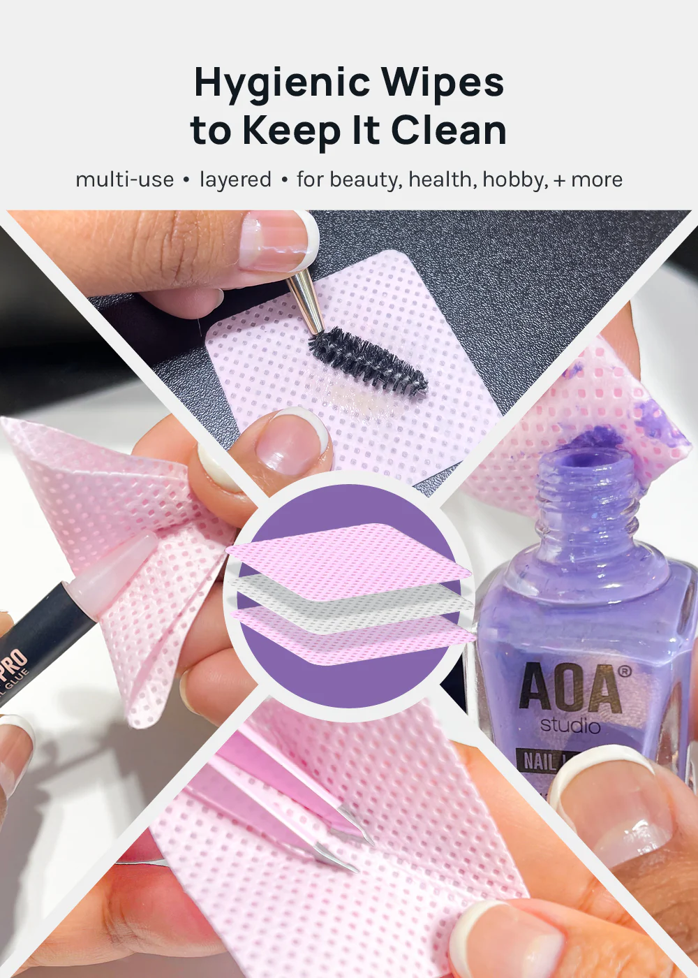 AOA Lint-free Cotton Wipes - Image 3