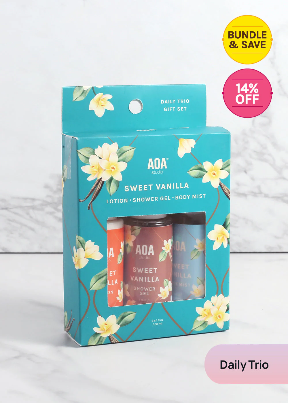 AOA Lotion, Shower Gel & Body Mist - Sweet Vanilla - Image 9