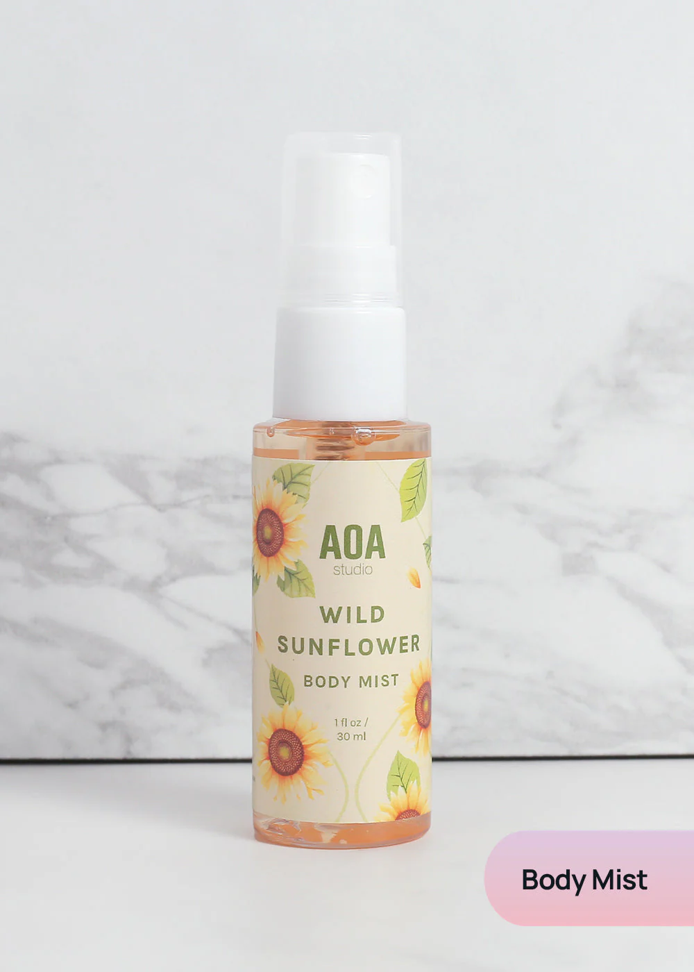 AOA Lotion, Shower Gel & Body Mist - Wild Sunflower - Image 8