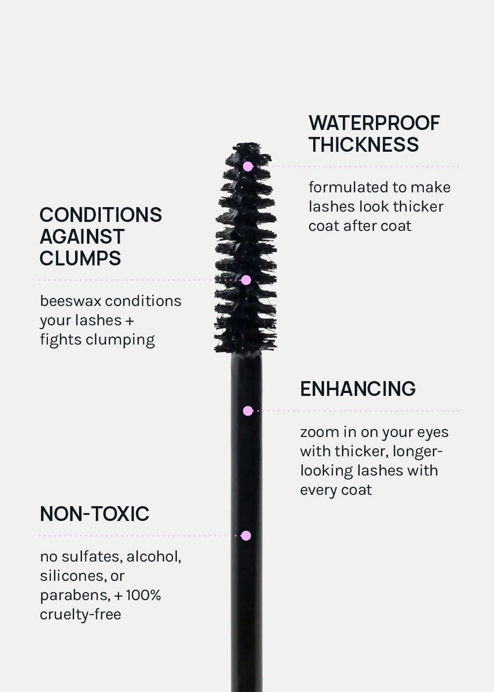 AOA Lux Lash Waterproof Mascara - Image 4