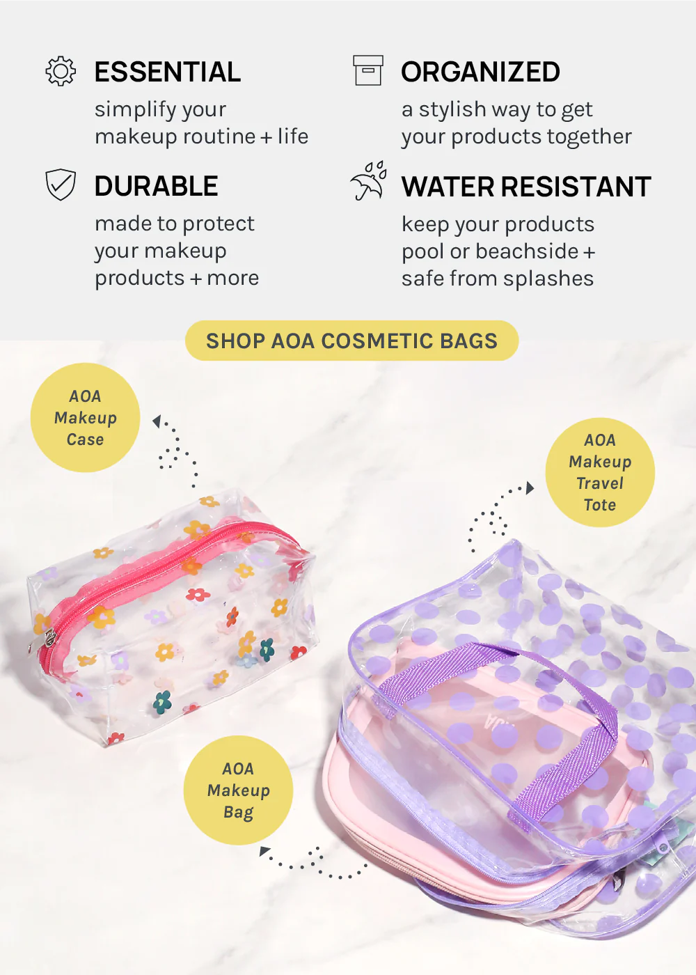 AOA Makeup Bag - Image 4
