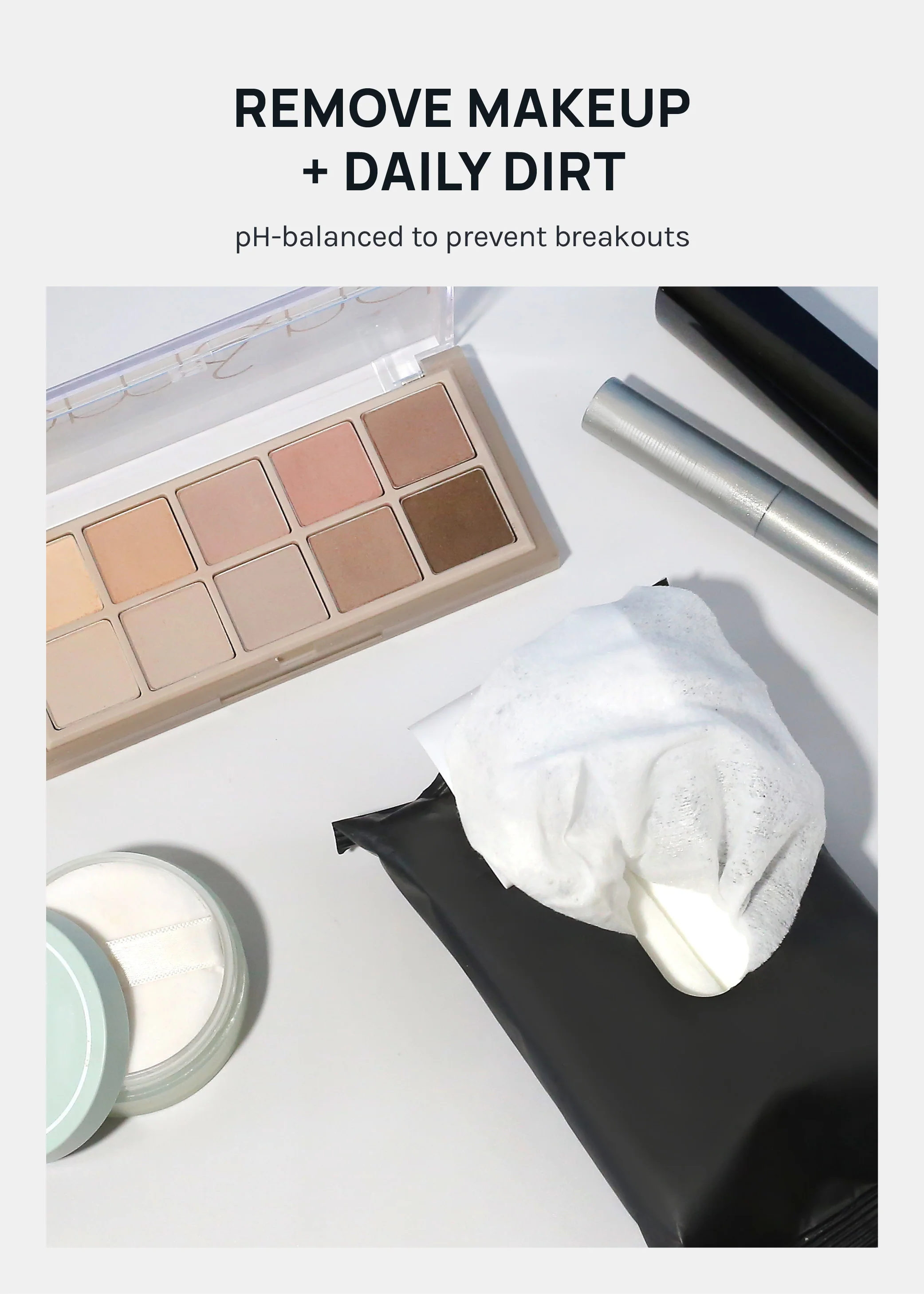 AOA Makeup Remover Wipes - Unscented - Image 3