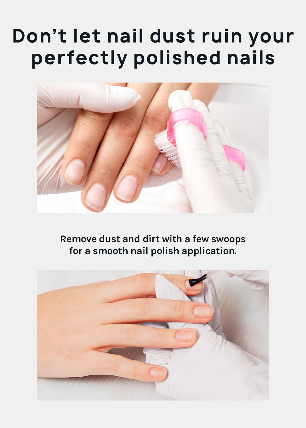 AOA Manicure Nail Cleaning Brush - Image 3