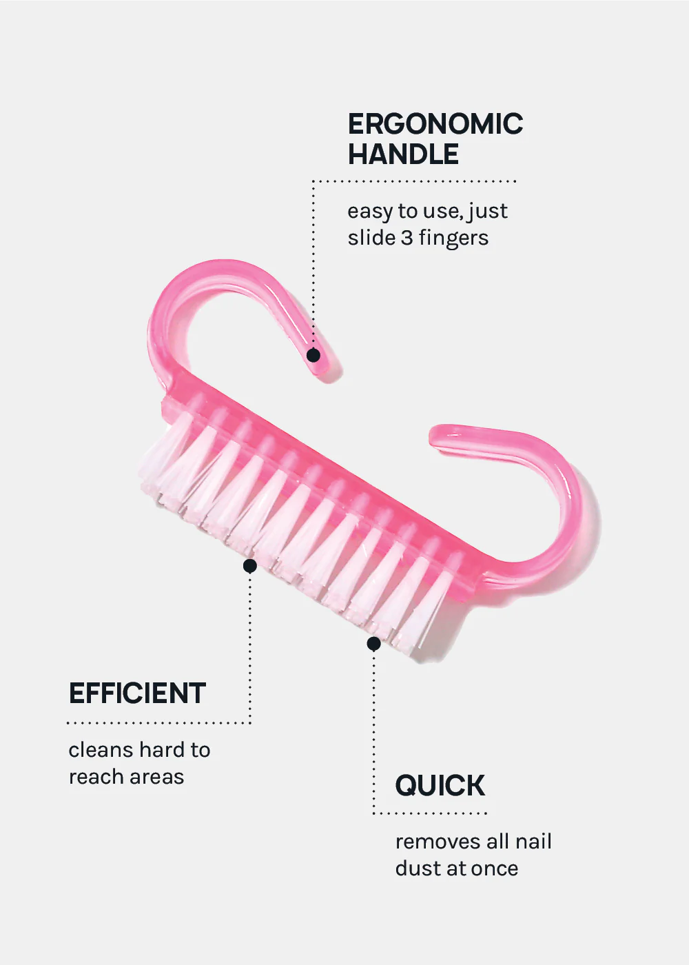 AOA Manicure Nail Cleaning Brush - Image 4