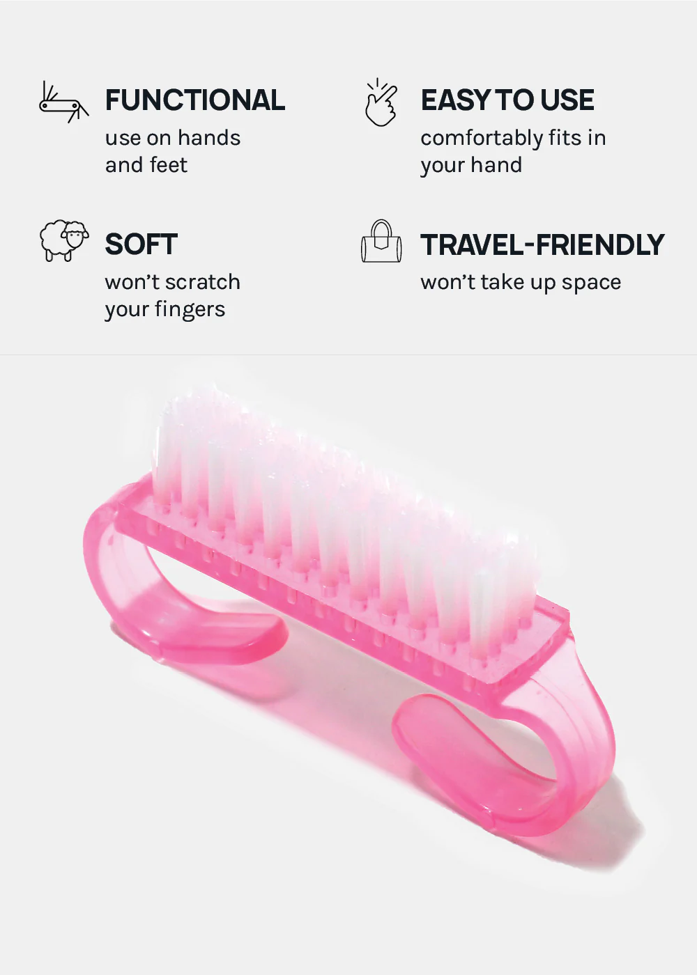 AOA Manicure Nail Cleaning Brush - Image 5