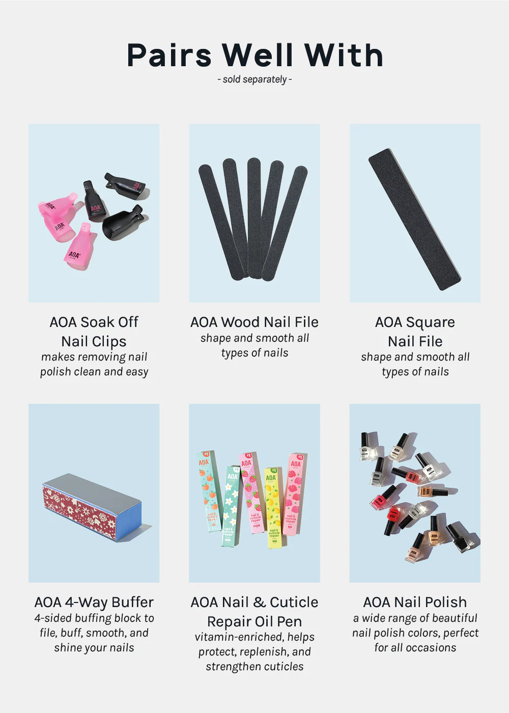 AOA Manicure Nail Cleaning Brush - Image 7