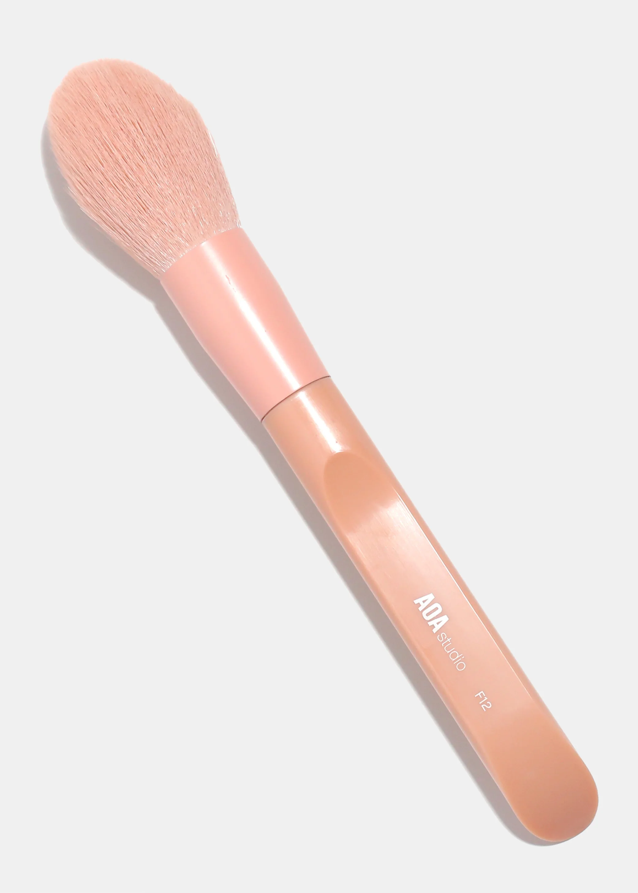 AOA Matte Rose Single Brush β F12 Large Powder Brush