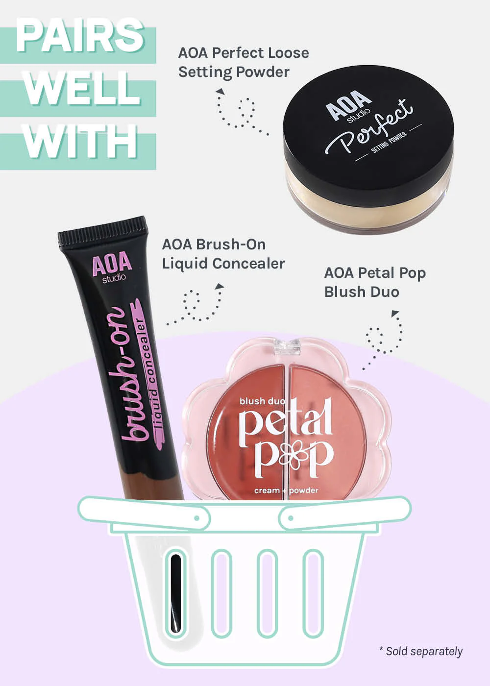 AOA Mini Finger Makeup Puffs - Image 5