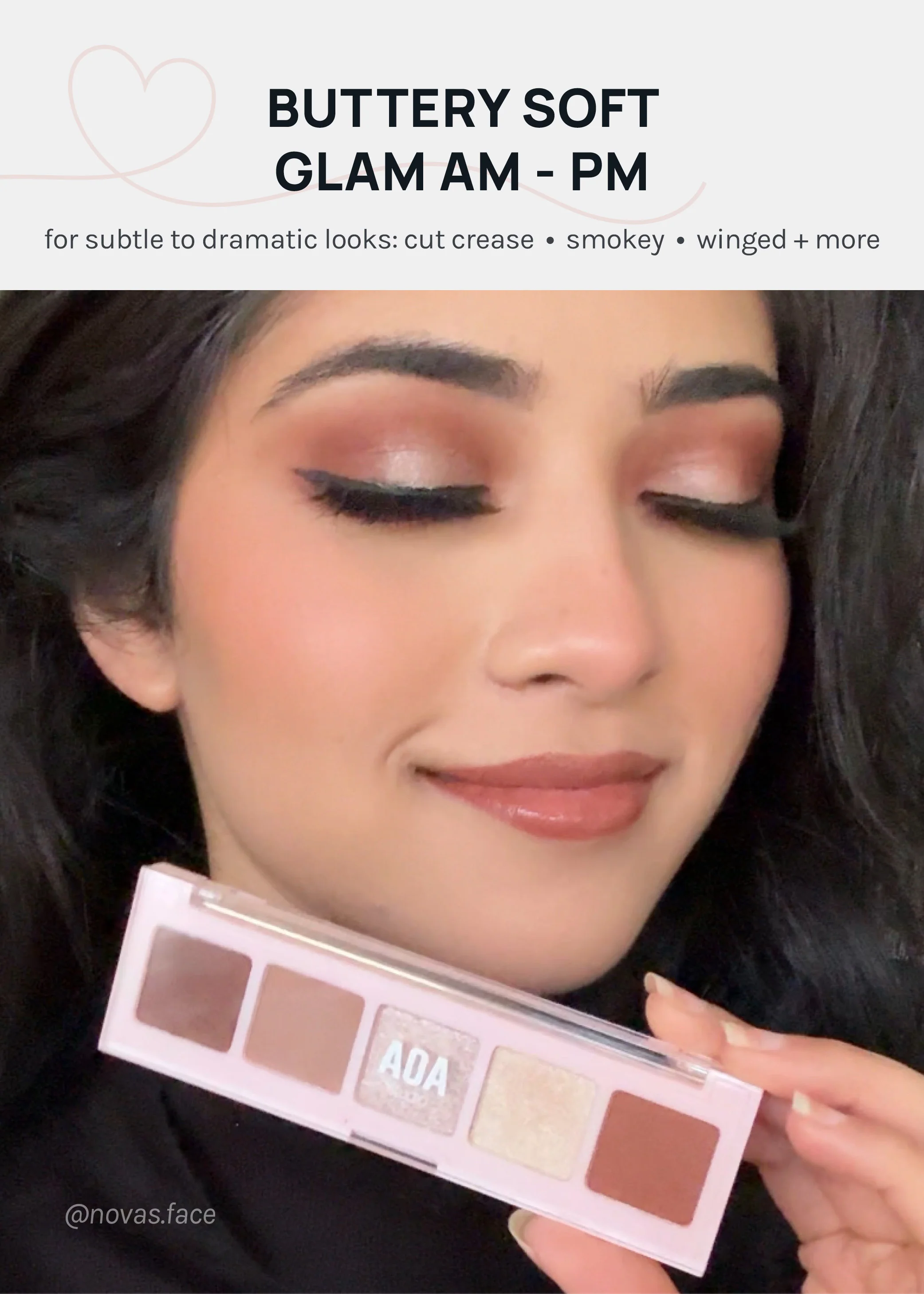 AOA Mini Sweethearts 5-Color Eyeshadow Palette - Image 2