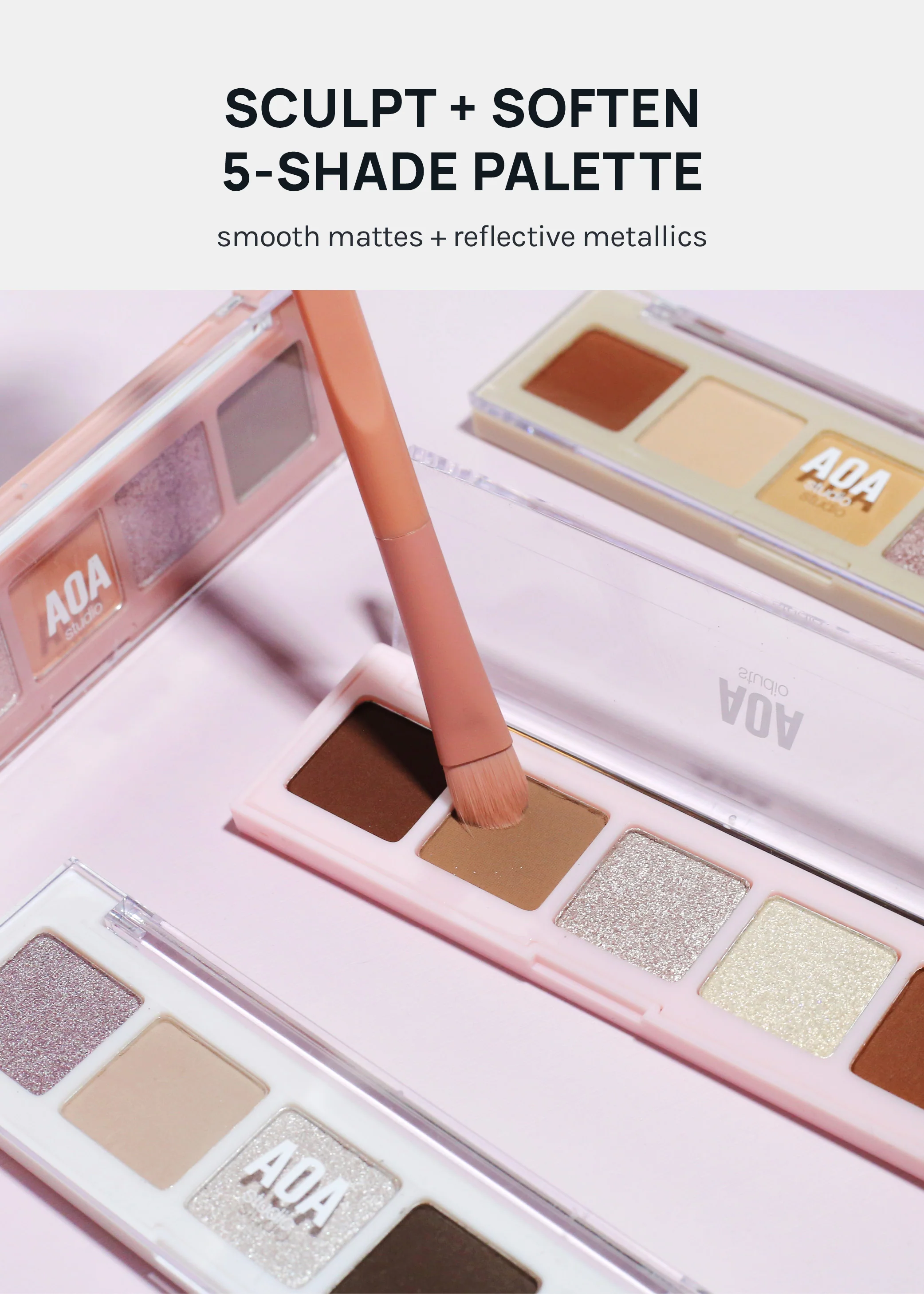 AOA Mini Sweethearts 5-Color Eyeshadow Palette - Image 3