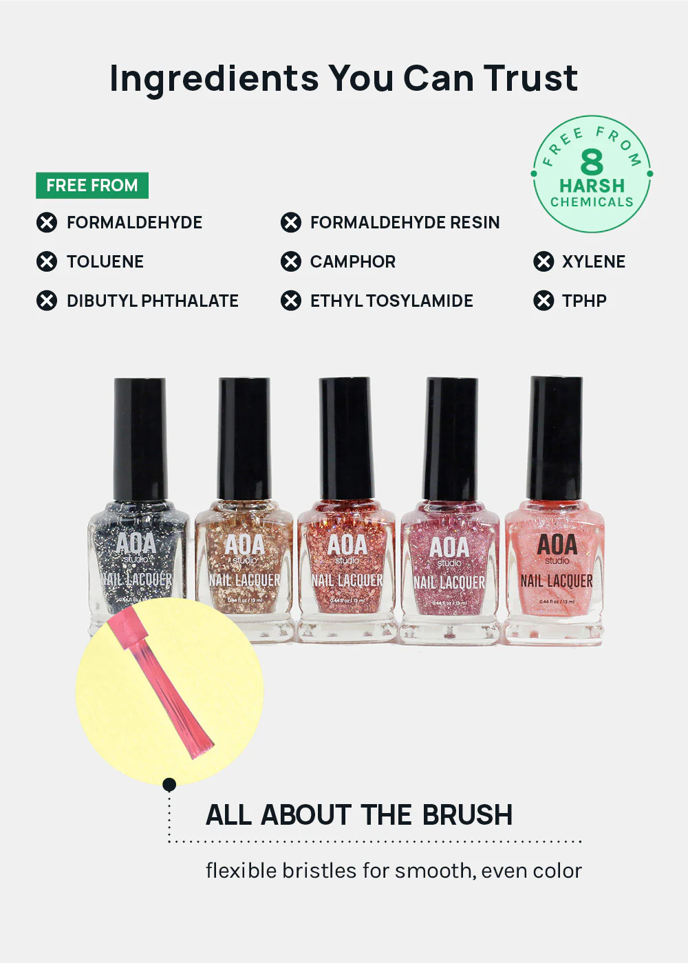 AOA Nail Lacquer – Glitters - Image 5
