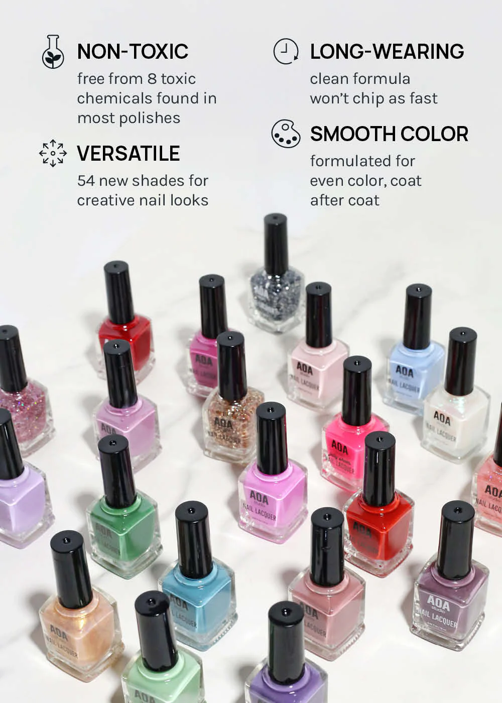AOA Nail Lacquer – Jelly Sheer - Image 4