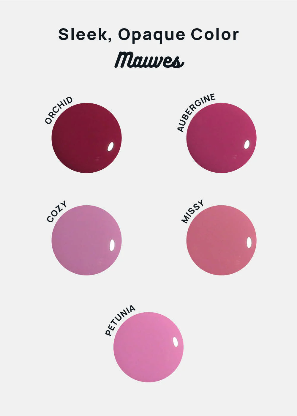 AOA Nail Lacquer – Mauves - Image 2