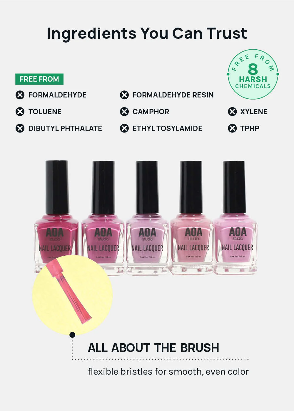 AOA Nail Lacquer – Mauves - Image 5