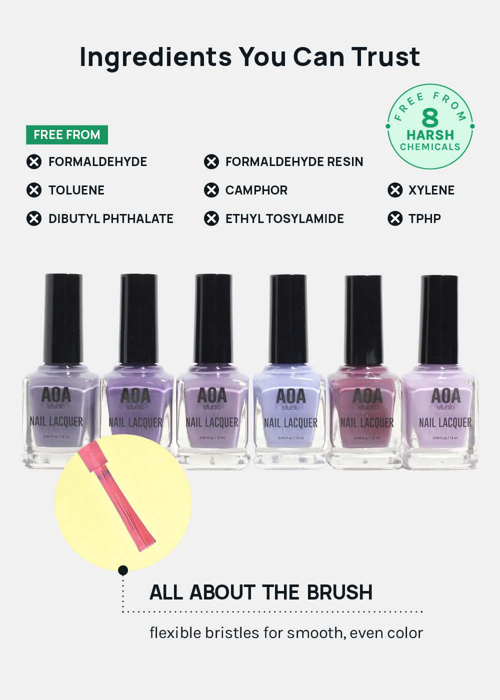 AOA Nail Lacquer – Purples - Image 5