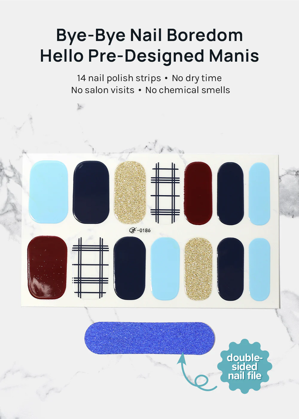 AOA Nail Polish Strips: Glasgow - Image 3