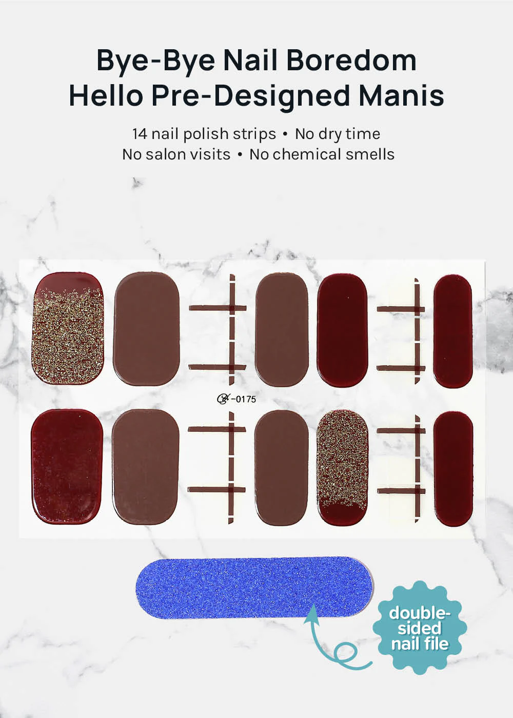 AOA Nail Polish Strips: Pembrook - Image 3
