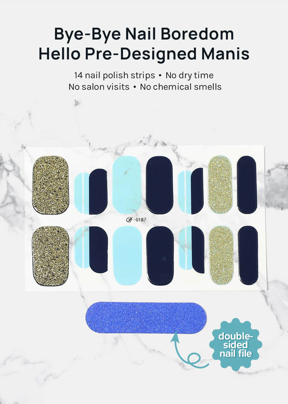 AOA Nail Polish Strips: Shoreditch - Image 3