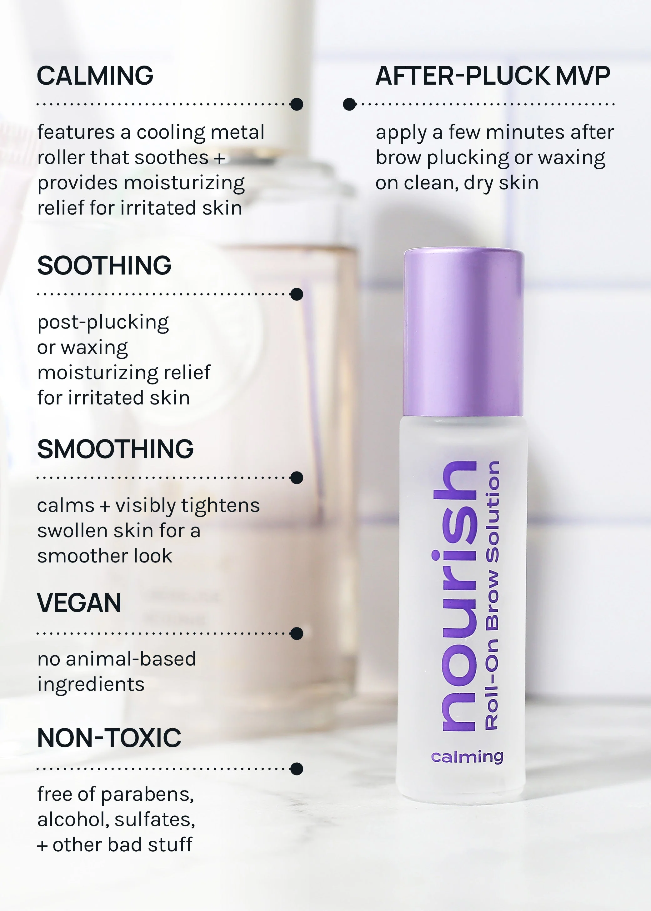 AOA Nourish Hydrating Under Eye Serum + Calming Roll-On Brow Solution - Image 7