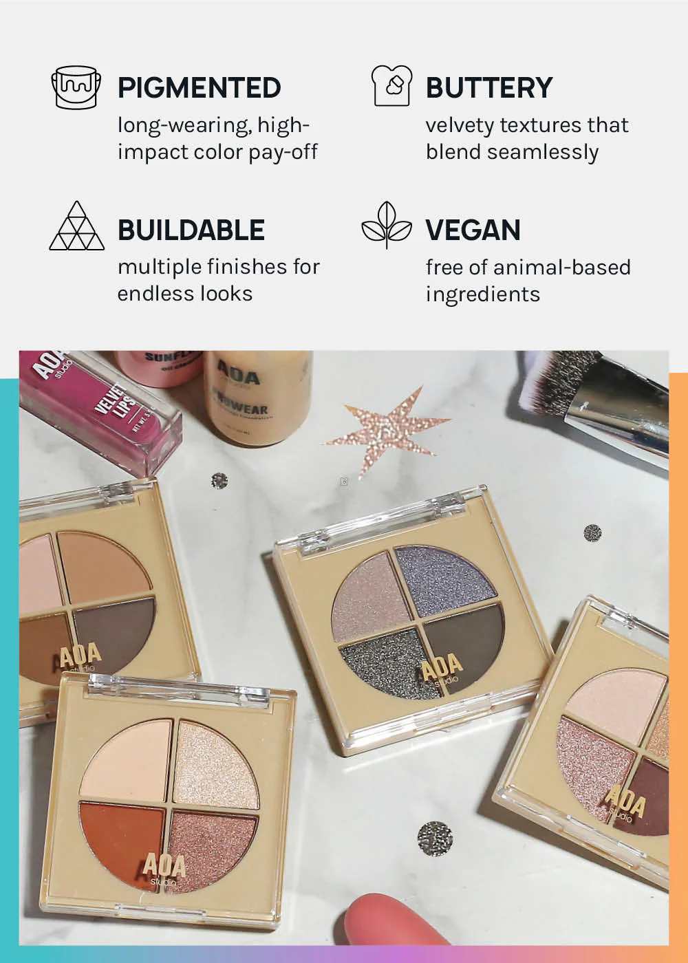 AOA Orbit Eyeshadow Quads - Image 3