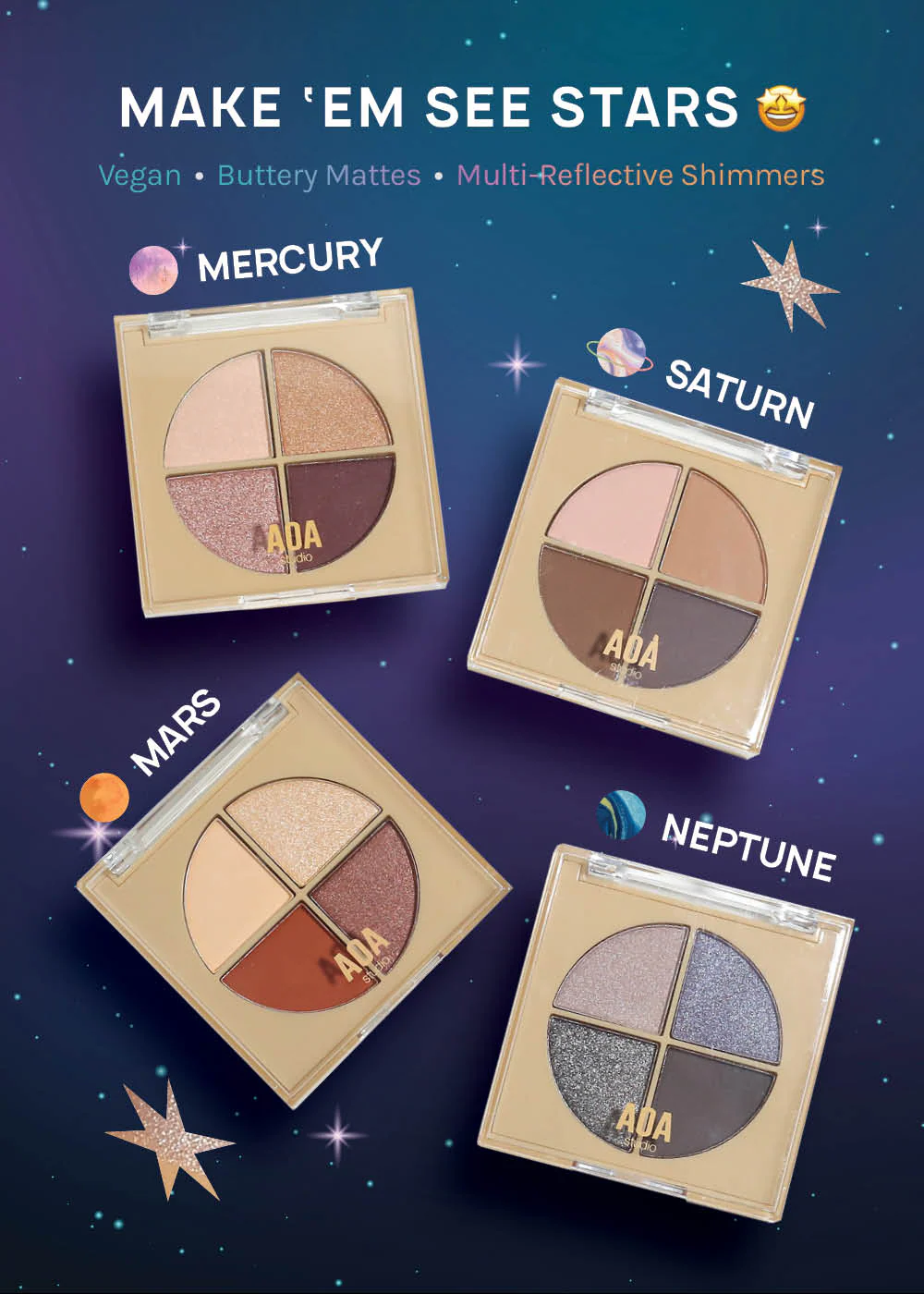 AOA Orbit Eyeshadow Quads - Image 5
