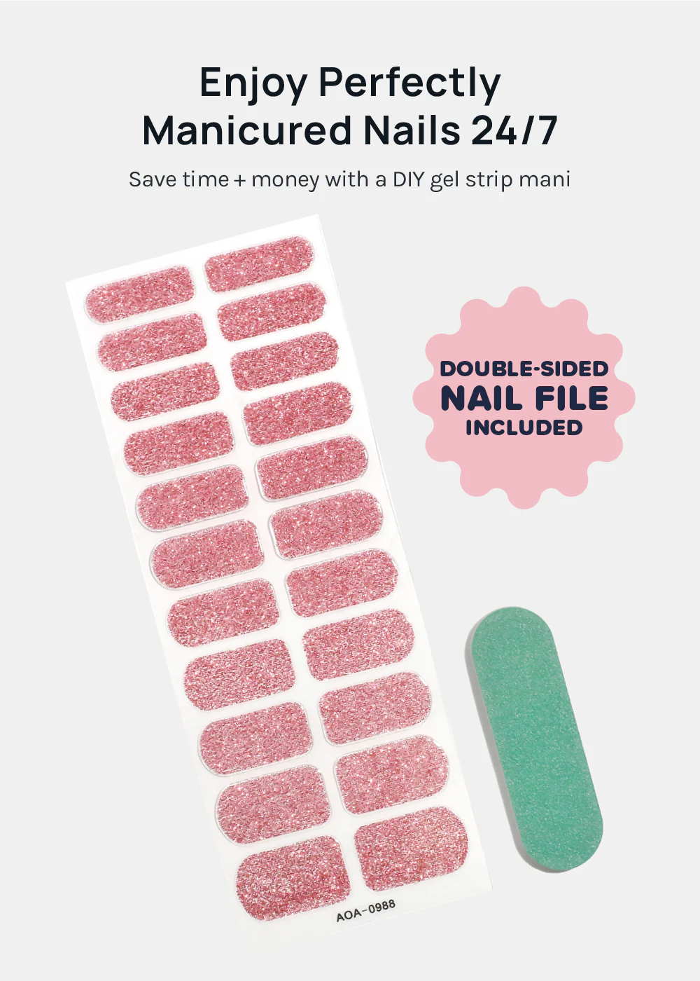 AOA Paw Paw Gel Polish Strips: Bday - Image 3