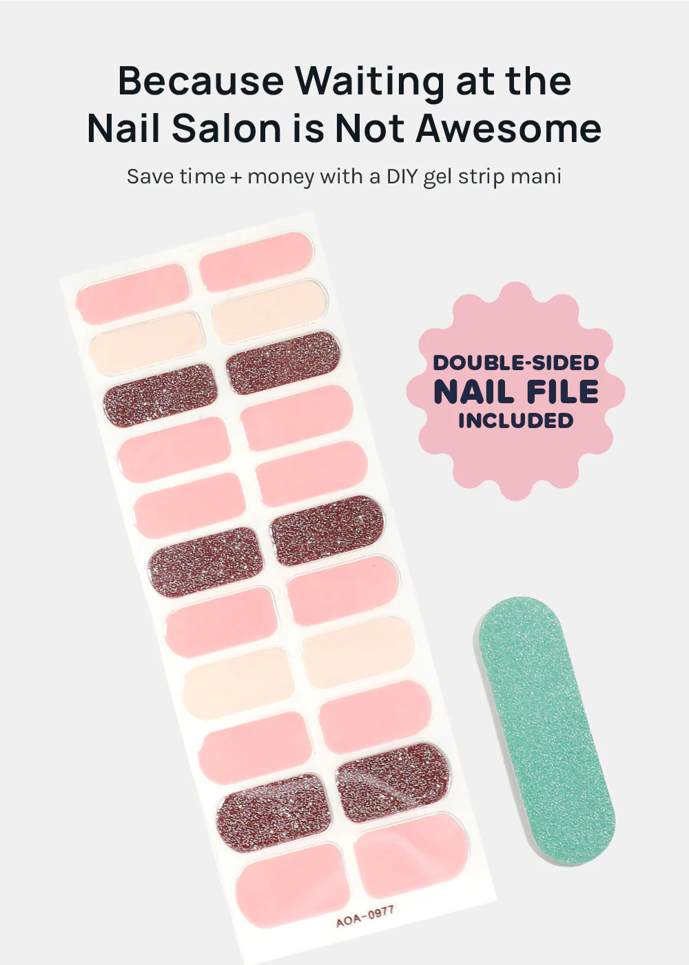 AOA Paw Paw Gel Polish Strips: Sweet Talker - Image 3