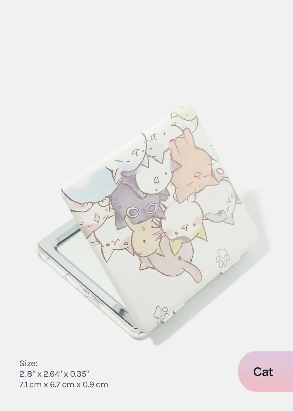 AOA Paw Paw Magnifying Double-Sided Compact Mirror - Rectangular - Image 5