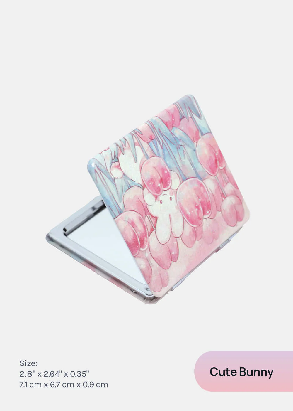 AOA Paw Paw Magnifying Double-Sided Compact Mirror - Rectangular - Image 7