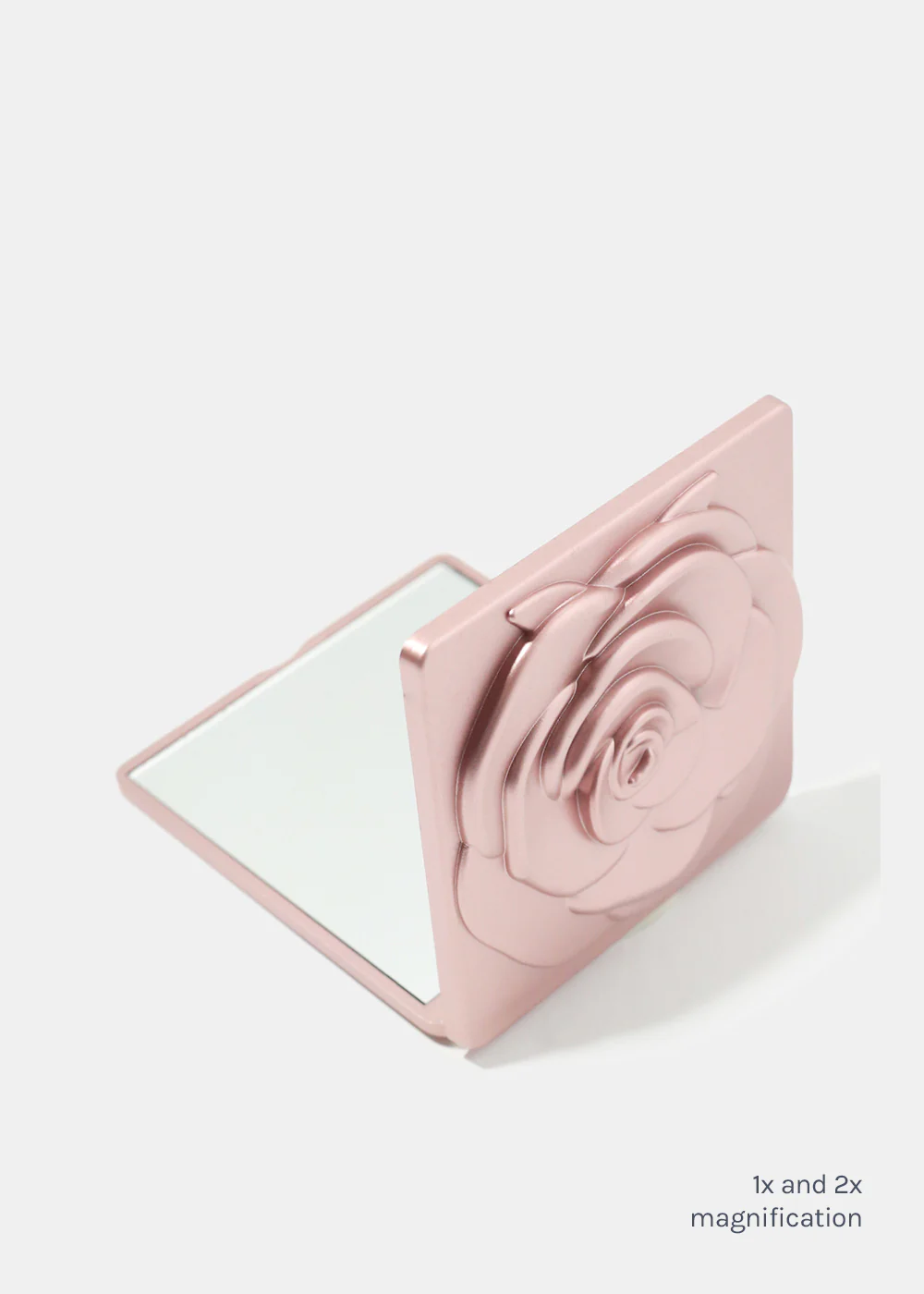 AOA Paw Paw Magnifying Double-Sided Compact Mirror - Rose