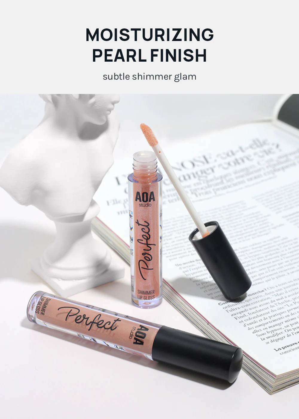 AOA Perfect Shimmer Lip Gloss - Image 3