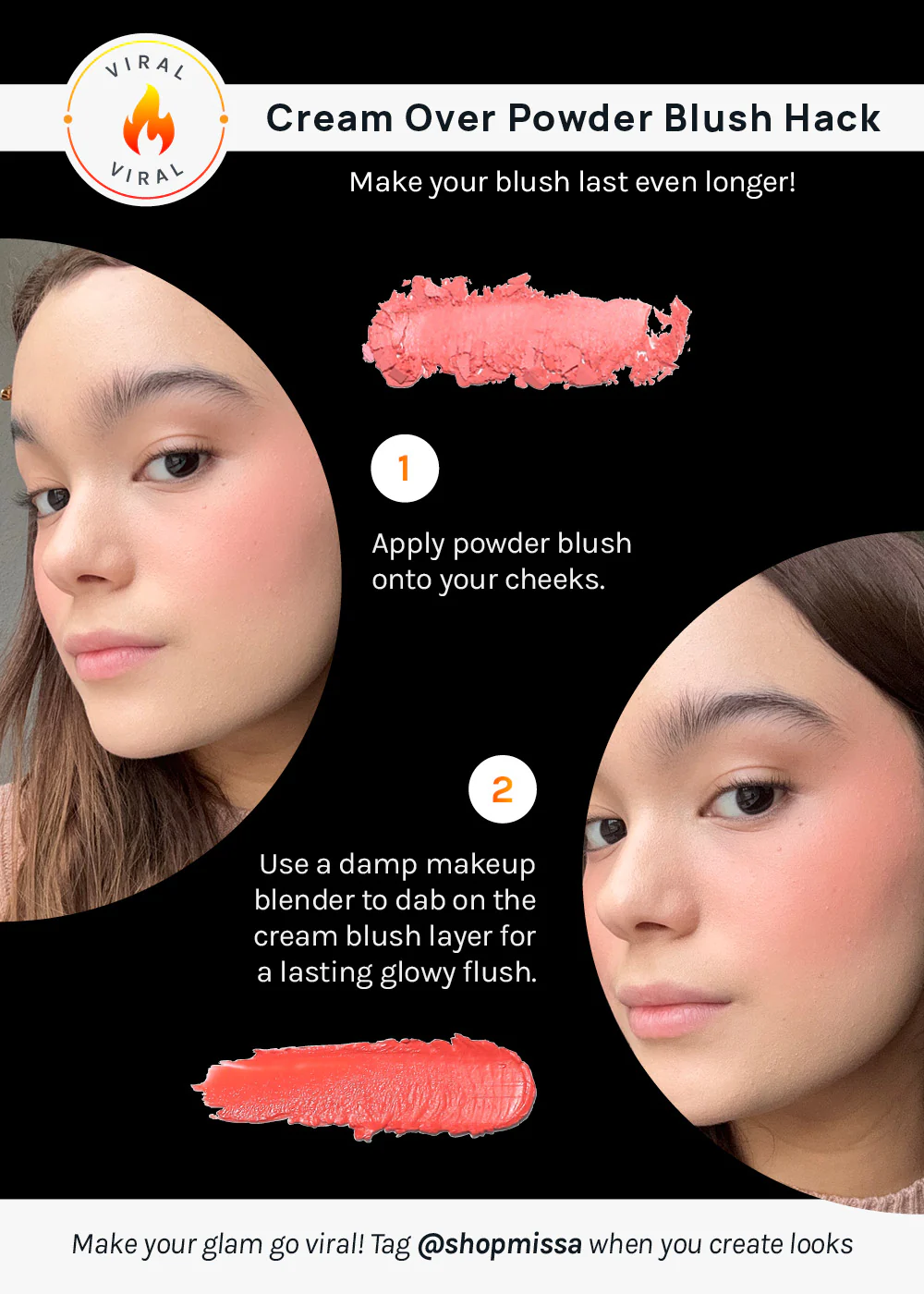 AOA Petal Pop Blush Duo Cream + Powder - Image 4